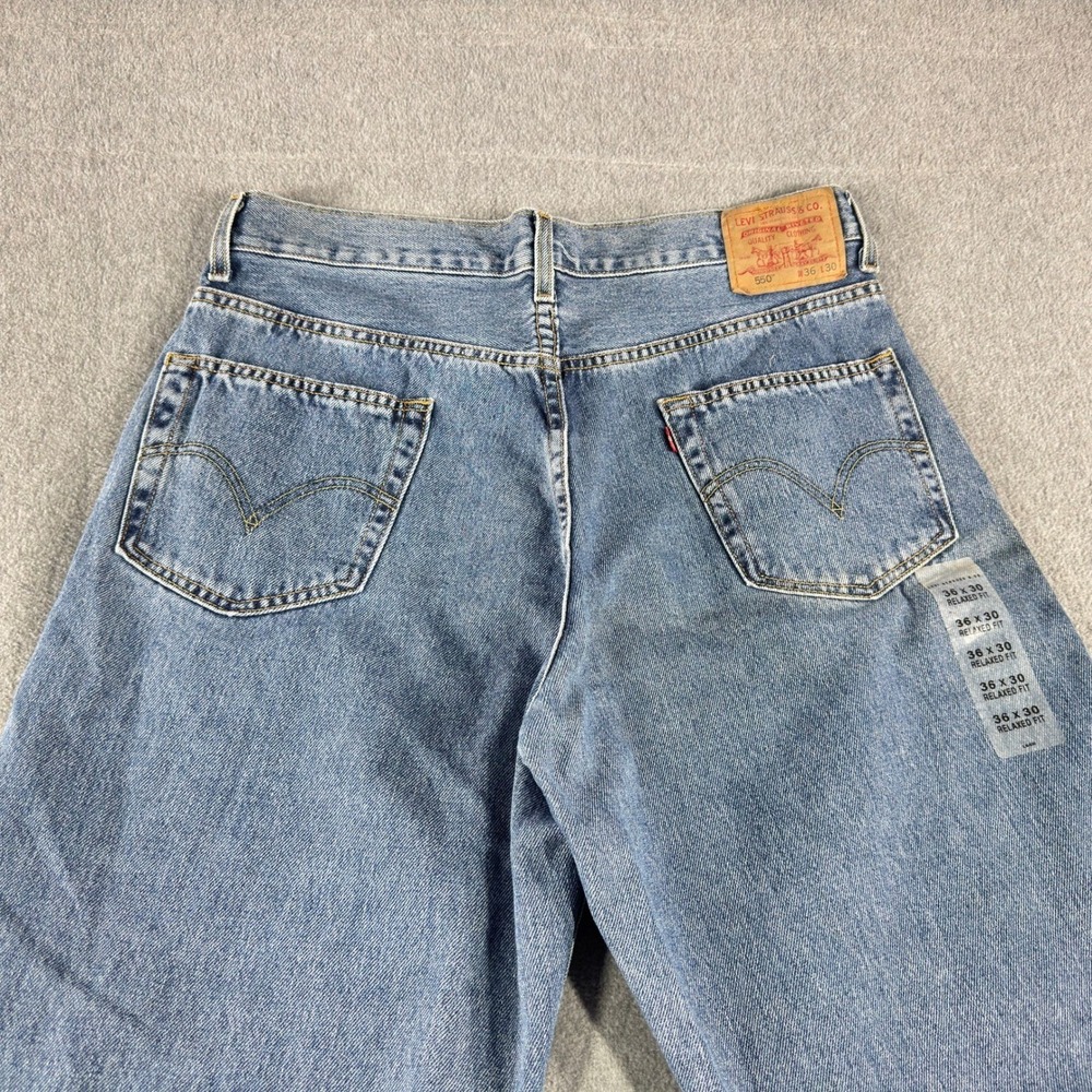 Levi's 550 Vintage Relaxed Fit Denim Jeans Men's 36x30 NEW